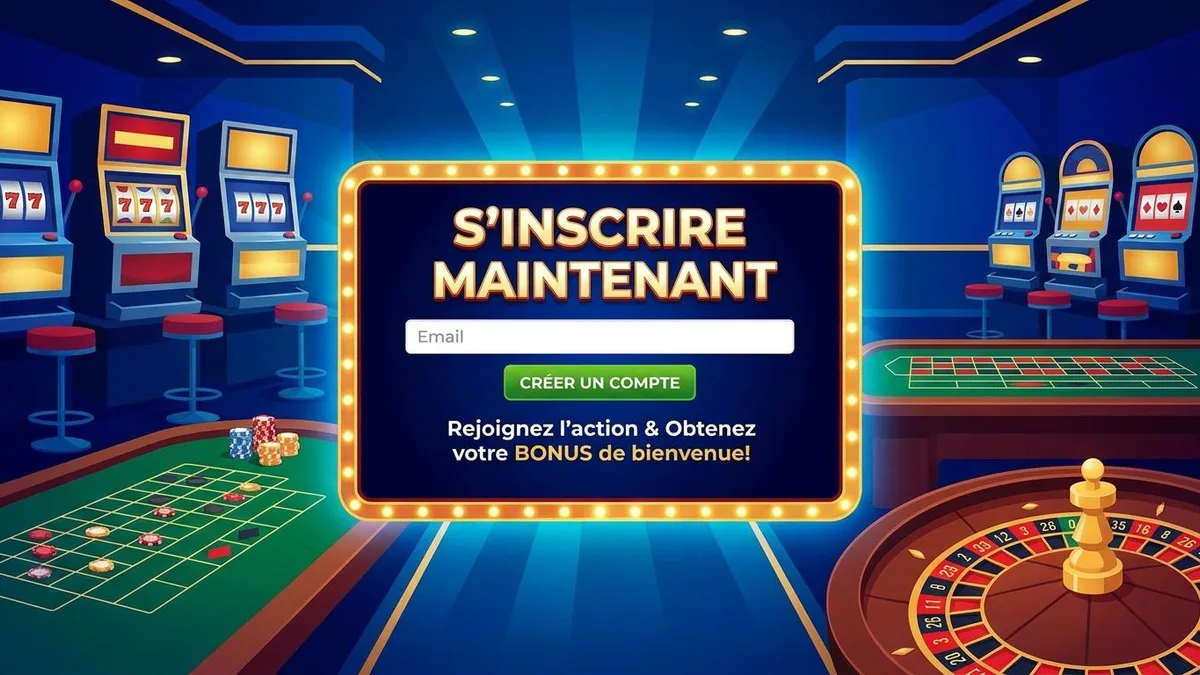 Inscription avec bonus
